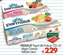 Eurospar PARMALAT Yogurt alla Frutta gr 125 x 8 offerta