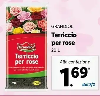 Lidl Grandiol terriccio per rose offerta