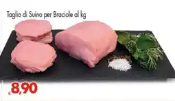 Eurospar Taglio di Suino per Braciole al kg offerta