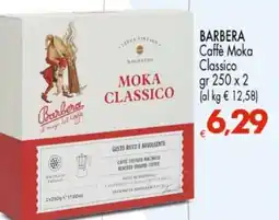 Eurospar BARBERA Caffè Moka Classico offerta