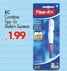 Eurospar BIC Correttore Tipp-Ex Shake’n Squeeze offerta