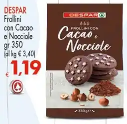 Eurospar DESPAR Frollini con Cacao e Nocciole offerta
