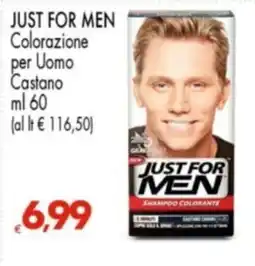 Despar Just for Men shampoo colorante offerta