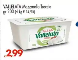 Eurospar VALLELATA Mozzarella Treccia offerta
