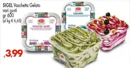 Eurospar SIGEL Vaschetta Gelato offerta