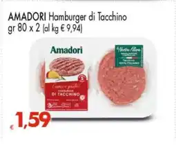 Eurospar AMADORI Hamburger di Tacchino offerta