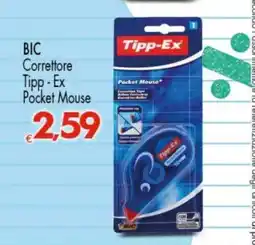 Eurospar BIC Correttore Tipp-Ex Pocket Mouse offerta