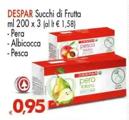 Eurospar DESPAR Succhi di Frutta offerta