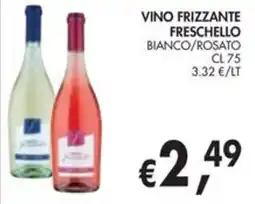 èccoMI Vino frizzante freschello bianco/rosato offerta