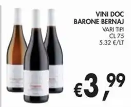 èccoMI Vini Doc Barone Bernaj offerta