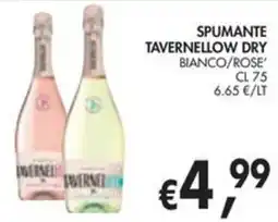 èccoMI Spumante Tavernello Dry Bianco/Rose' offerta