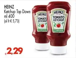 Eurospar HEINZ Ketchup Top Down offerta