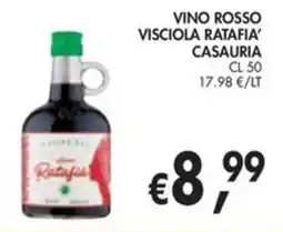 èccoMI Vino rosso Visciola Ratafia' Casauria offerta