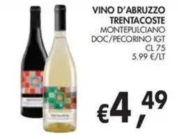 èccoMI Vino d'Abruzzo Trentacoste offerta