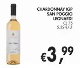 èccoMI Chardonnay IGP San Poggio Leonardi offerta