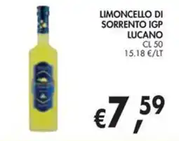 èccoMI Limoncello di Sorrento IGP Lucano offerta