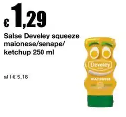 Sì con te Market Salse Develey squeeze maionese offerta