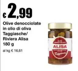 Sì con te Market Olive denocciolate in olio di oliva Taggiasche Riviera Alisa offerta