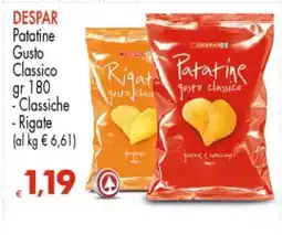 Eurospar DESPAR Patatine Gusto Classico offerta