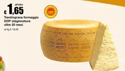 Sì con te Market Trentingrana formaggio DOP offerta