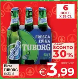 Eurospar Birra Tuborg offerta