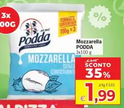 Eurospar Mozzarella PODDA offerta