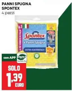 Pam Panni spugna Spontex offerta