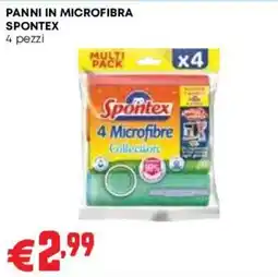 Pam Panni in microfibra Spontex offerta