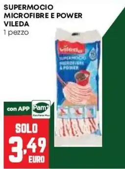 Pam Supermocio microfibra e power Vileda offerta