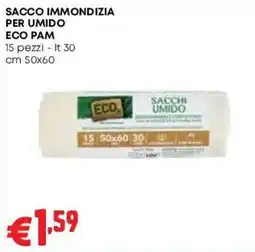 Pam Sacco immondizia per umido Eco Pam offerta