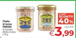 Eurospar Filetto di tonno PARODI offerta