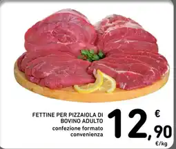 Spazio Conad Fettine per pizzaiola di bovino adulto offerta