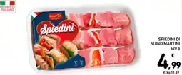Spazio Conad Spiedini di suino Martini offerta
