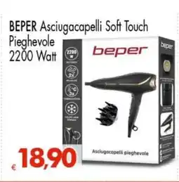 Eurospar BEPER Asciugacapelli Soft Touch offerta