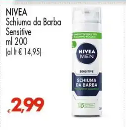Eurospar NIVEA Schiuma da Barba Sensitive offerta