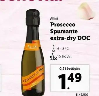Lidl Prosecco vino spumante 750 g(ml) offerta