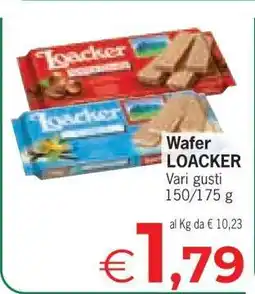 Eurospar Wafer Loacker offerta