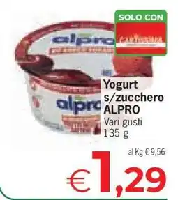 Eurospar Yogurt s/zucchero ALPRO offerta