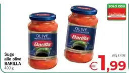 Eurospar Sugo alle olive BARILLA offerta