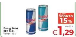 Eurospar ENERGY DRINK RED BULL offerta