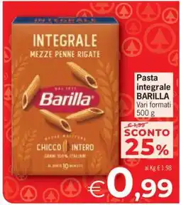 Eurospar PASTA INTEGRALE BARILLA offerta