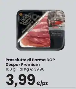 Eurospar Prosciutto di Parma DOP Despar Premium offerta