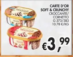 èccoMI Carte d'or soft & crunchy croccante/cornetto offerta