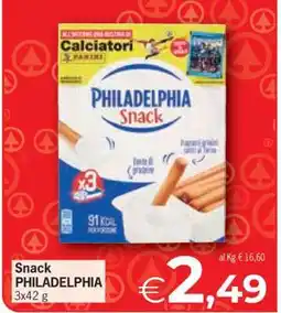 Eurospar SNACK PHILADELPHIA offerta
