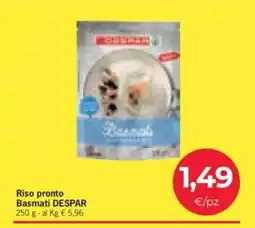 Eurospar Riso pronto Basmati DESPAR offerta