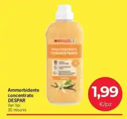 Eurospar Ammorbidente concentrato DESPAR offerta