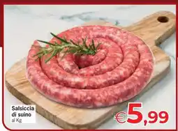 Eurospar Salsiccia Di Suino offerta