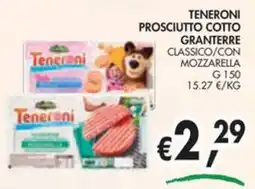 èccoMI Teneroni Prosciutto Cotto Granterre offerta