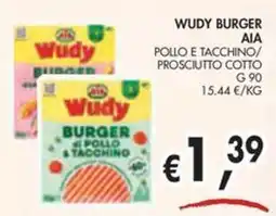 èccoMI Wudy Burger di pollo & tacchino offerta