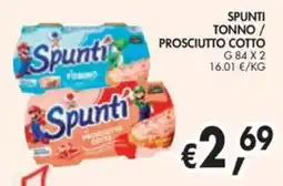 èccoMI Spunti tonno / prosciutto cotto offerta